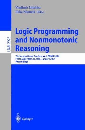 logic programming and nonmonotonic reasoning (en Inglés)