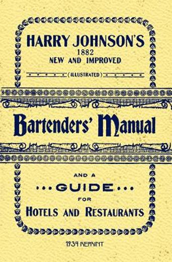 Harry Johnson's Bartenders Manual 1934 Reprint
