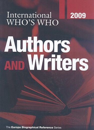 international who´s who of authors and writers 2009