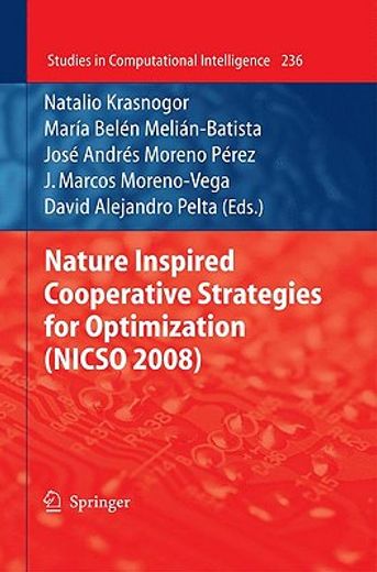nature inspired cooperative strategies for optimization (nisco 2008)