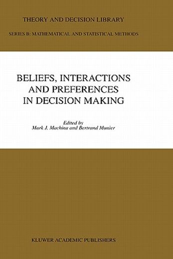 beliefs, interactions and preferences (en Inglés)