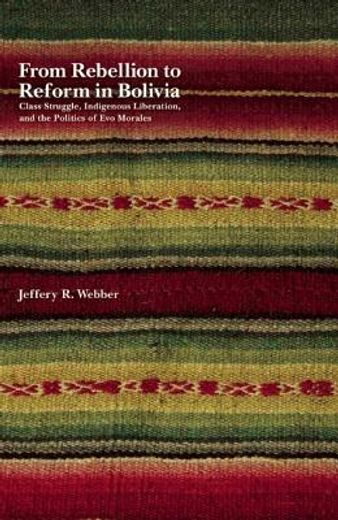 from rebellion to reform in bolivia,class struggle, indigenous liberation, and the politics of evo morales