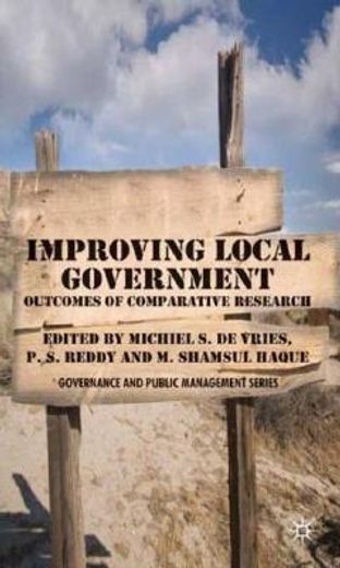 improving local government,outcomes of comparative research