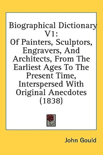 biographical dictionary v1: of painters,