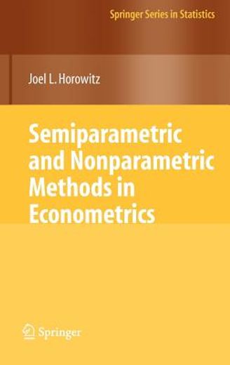 semiparametric and nonparametric methods in econometrics