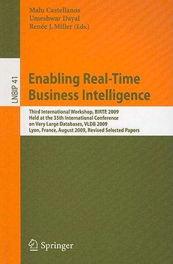 enabling real-time business intelligence