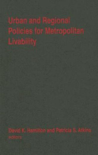 urban and regional policies for metropolitan livability