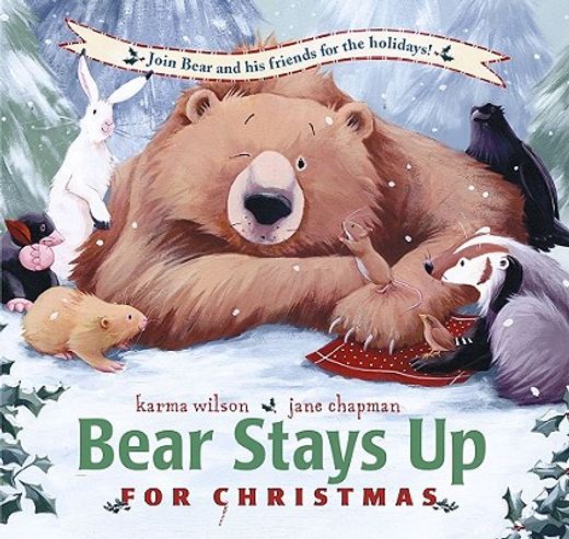 bear stays up,for christmas (en Inglés)
