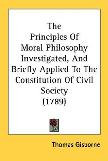 the principles of moral philosophy inves