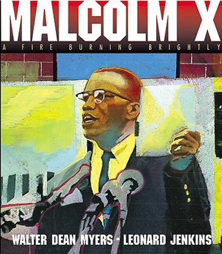 malcolm x,a fire burning brightly (in English)