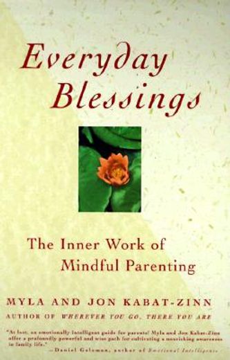 everyday blessings,the inner work of mindful parenting