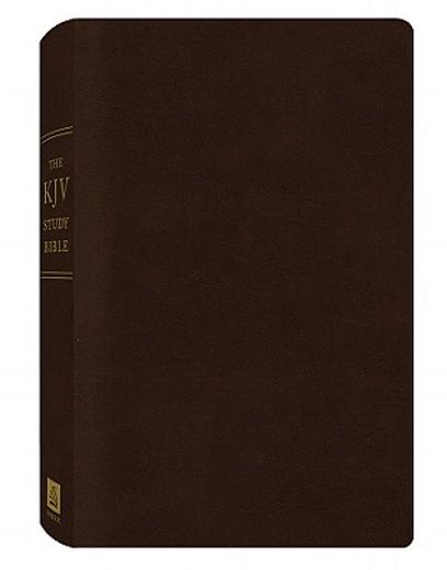 holy bible,king james version bonded leather study bible (in English)