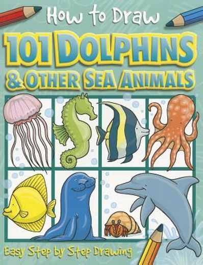 how to draw 101 dolphins (in English)