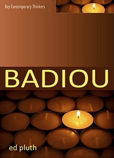 badiou,a philosophy of the new (en Inglés)