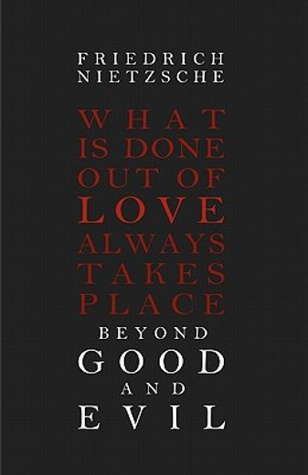 beyond good and evil (en Inglés)