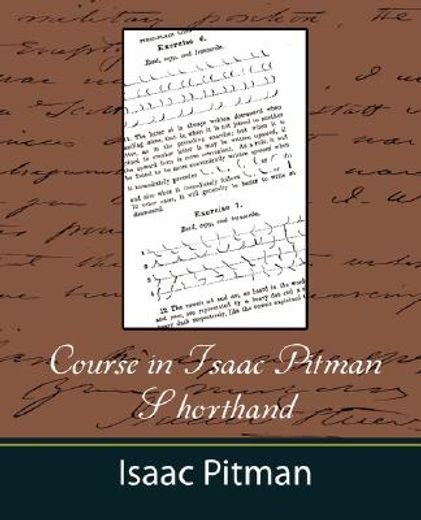 course in isaac pitman shorthand