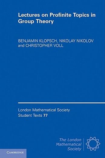 lectures on profinite topics in group theory (en Inglés)