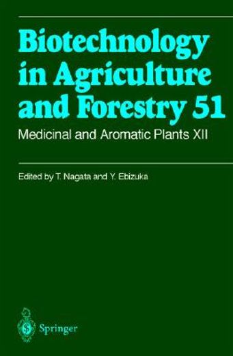 medicinal and aromatic plants xii (en Inglés)