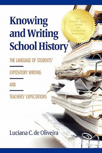 knowing and writing school history,the language of students` expositiory writing and teachers` expectations