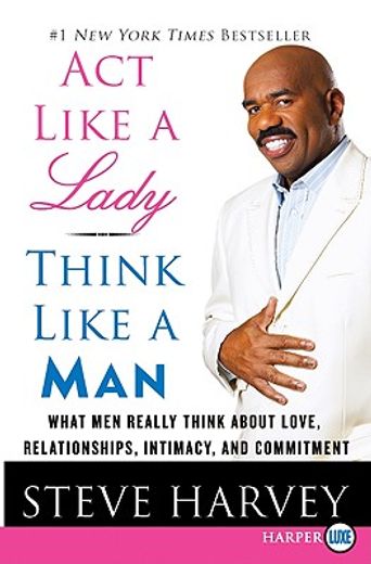 act like a lady, think like a man,what men really think about love, relationships, intimacy, and commitment (en Inglés)