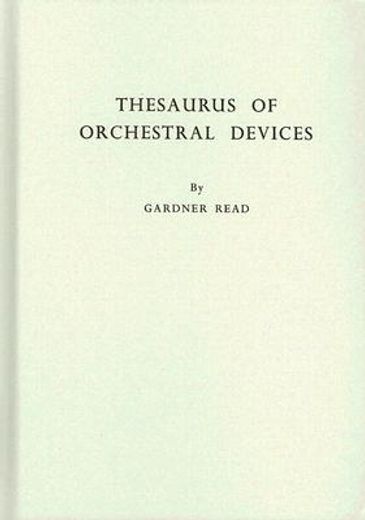 thesaurus of orchestral devices