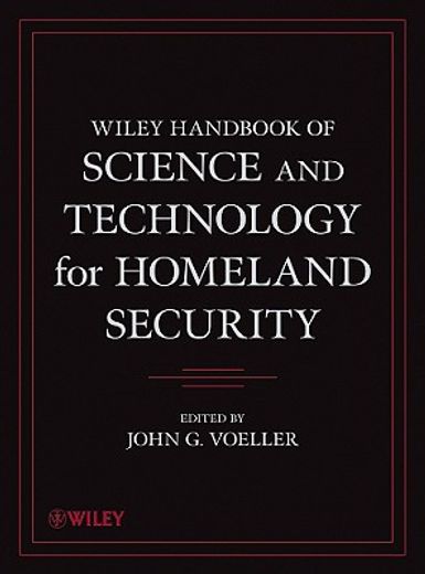 wiley handbook of science and technology for homeland security