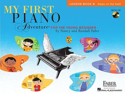 my first piano adventure,lesson book b with cd