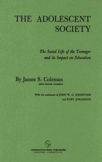 adolescent society,the social life of the teenager and its impact on education