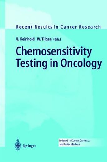 chemosensitivity testing in oncology (en Inglés)