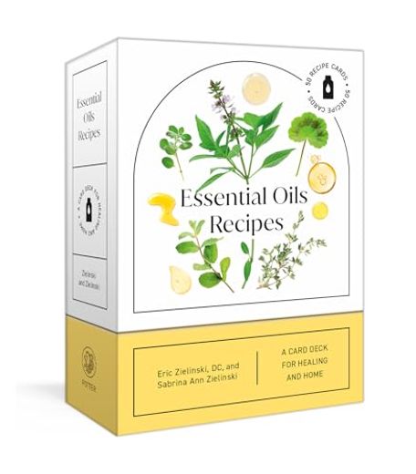 Essential Oils Recipes: A 52-Card Deck for Healing and Home: 50 Recipes (en Inglés)
