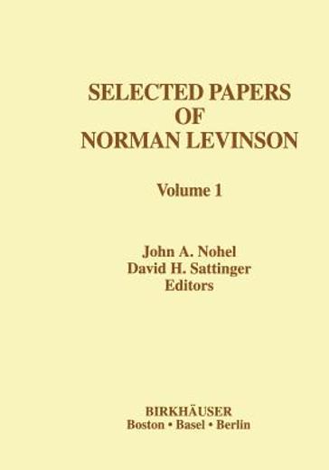 selected works of norman levinson (en Inglés)