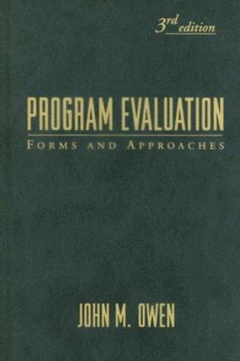 Program Evaluation: Forms and Approaches (en Inglés)