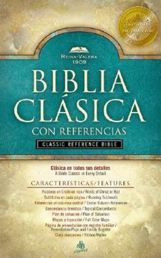 Classic Reference Bible-RV 1909 (in Spanish)