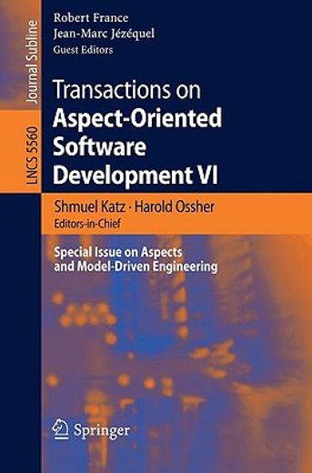 transactions on aspect-oriented software development vi (en Inglés)