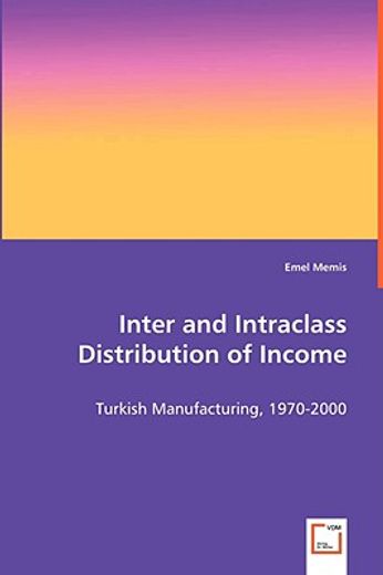 inter and intraclass distibution of income