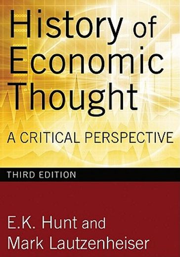 history of economic thought,a critical perspective