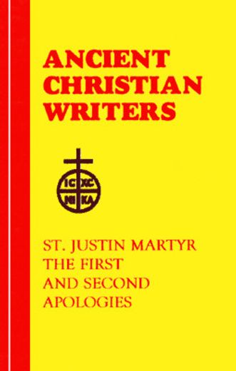 st. justin martyr the first and second apologies (en Inglés)