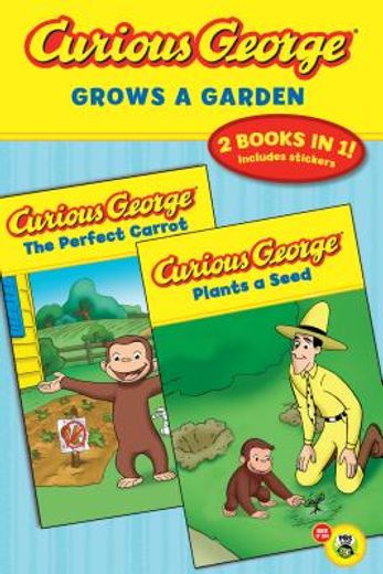 curious george grows a garden (cgtv double reader) (en Inglés)
