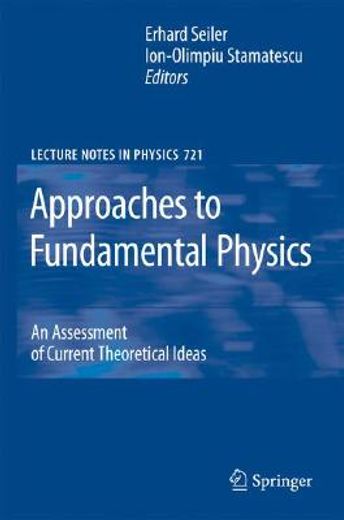 approaches to fundamental physics,an assessment of current theoretical ideas