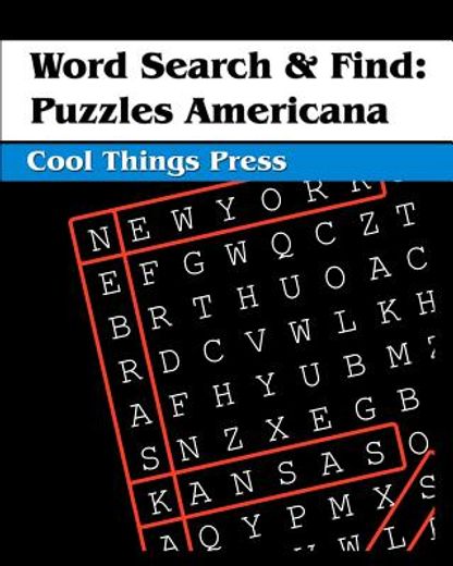word search & find: puzzles americana (en Inglés)