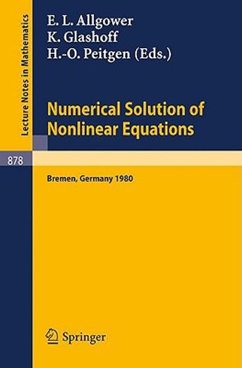 numerical solution of nonlinear equations