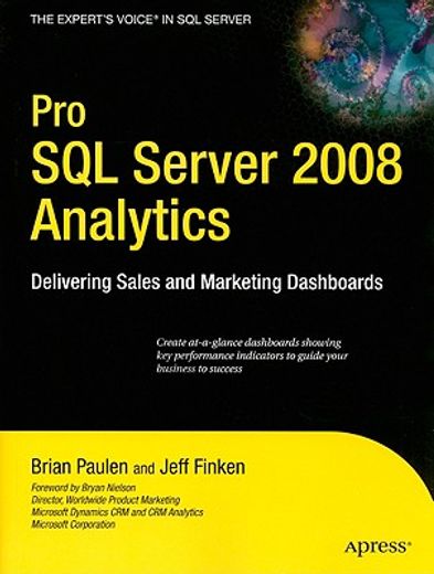 pro sql server 2008 analytics,delivering sales and marketing dashboards