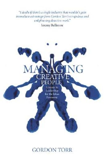 managing creative people,lessons in leadership for the ideas economy