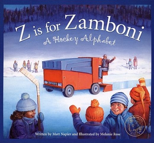 z is for zamboni,a hockey alphabet (in English)