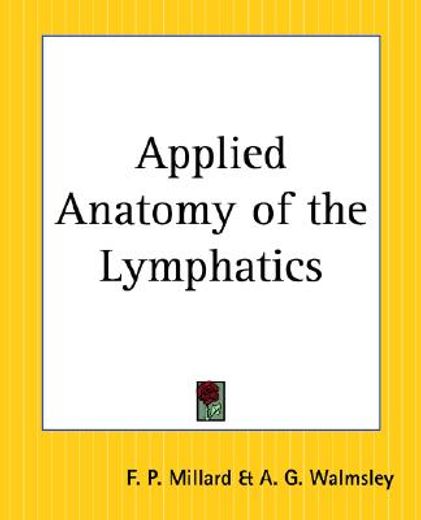 applied anatomy of the lymphatics