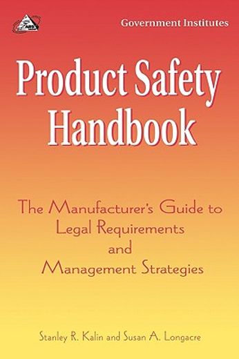 product safety handbook (en Inglés)