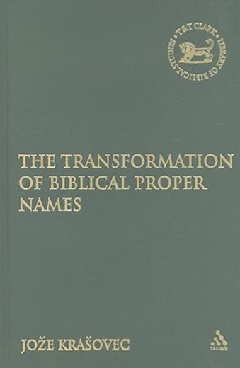 transformation of biblical proper names