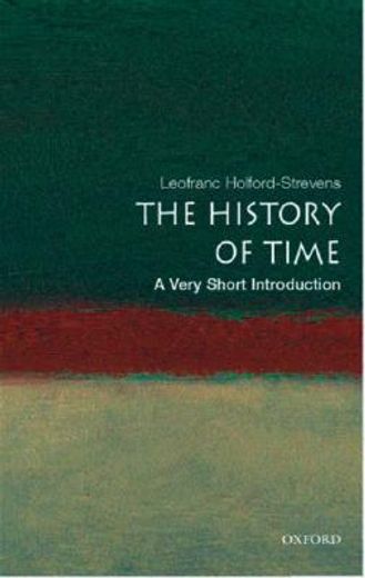 the history of time,a very short introduction (in English)