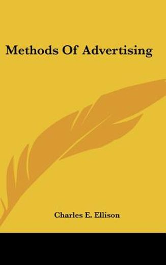 methods of advertising