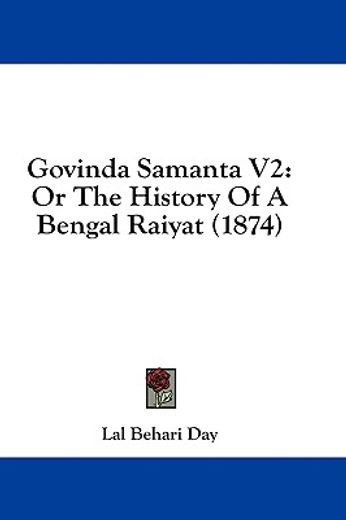 govinda samanta v2: or the history of a